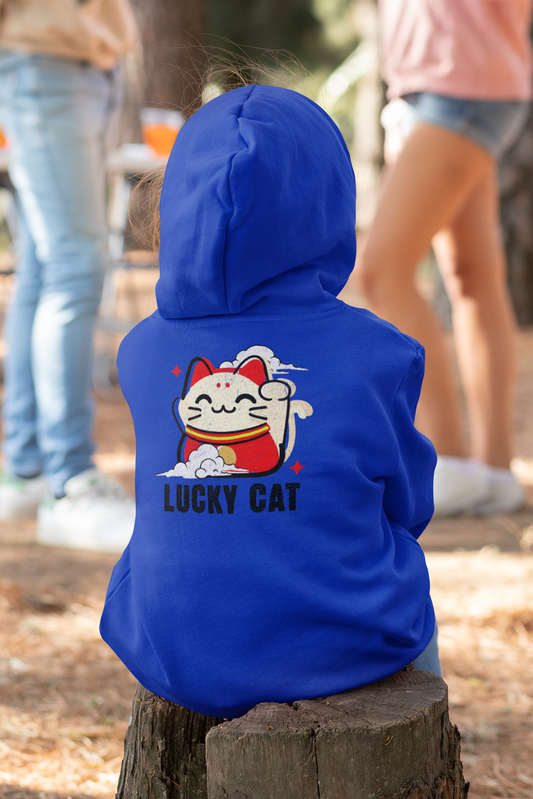 Lucky Cat - Youth Heavy Blend Hooded Sweatshirt